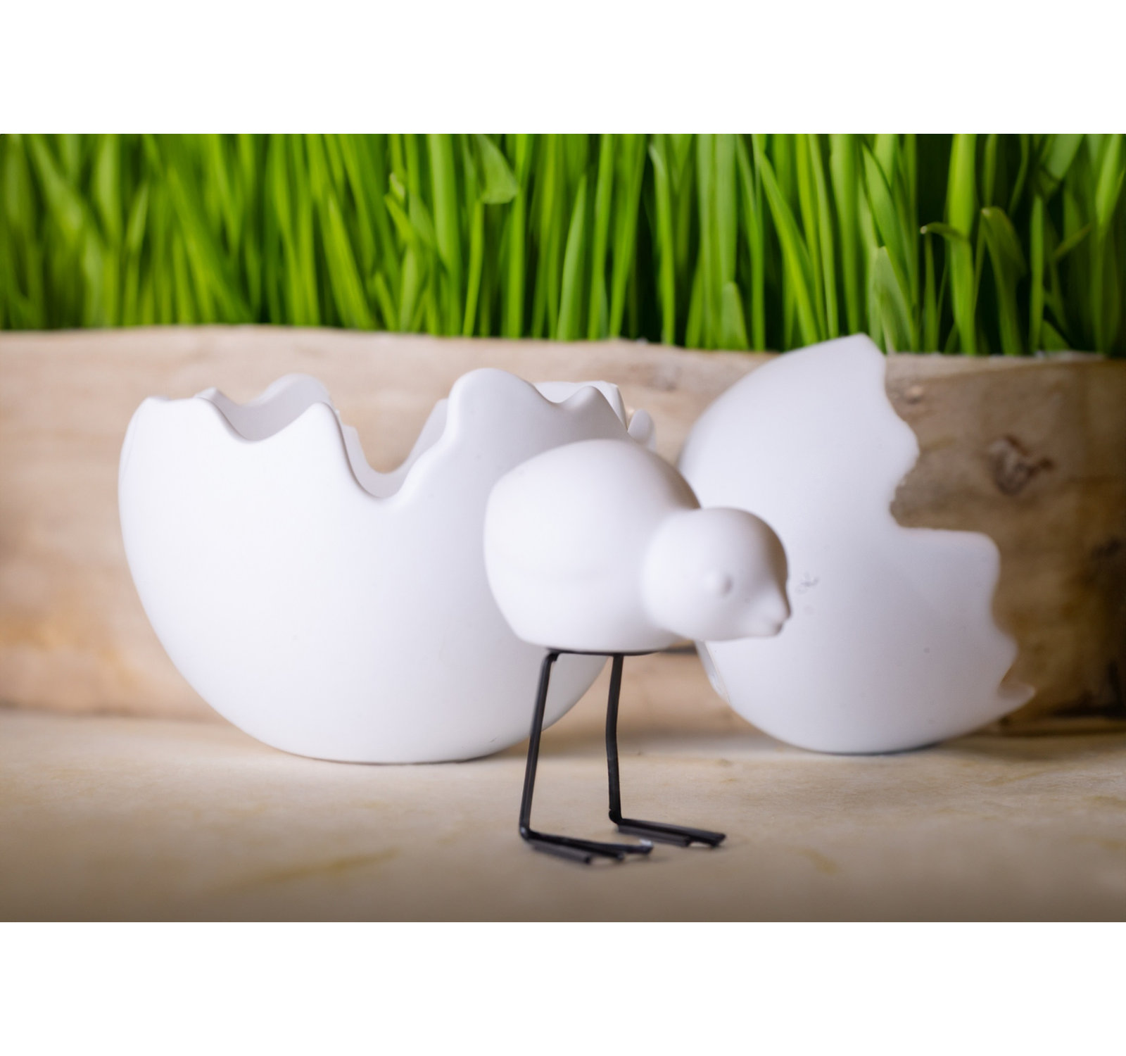 Decorative Sculpture, White