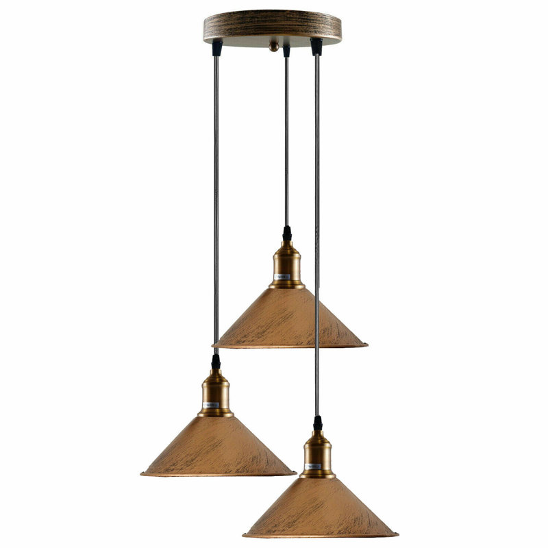 Vanita 3 - Light Pendant, Brushed Copper