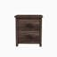 Table de chevet en bois rétro à deux tiroirs, simple et généreuse, grand espace de rangement-1546218477