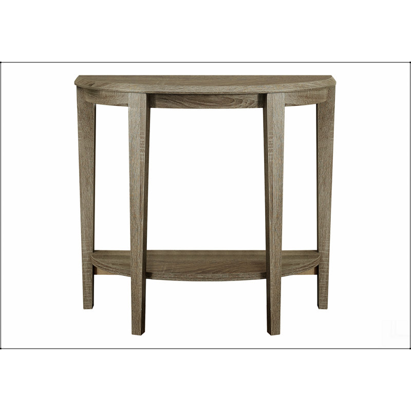 Table d'appoint, console, vestibule, étroit, canapé, stratifié brun, contemporain, moderne, Taupe