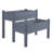 34"X34"X28" Raised Garden Bed 2-Tier Wooden Planter Box For Backyard, Patio To Grow Vegetables, Herbs And Flowers, Gray-983378706