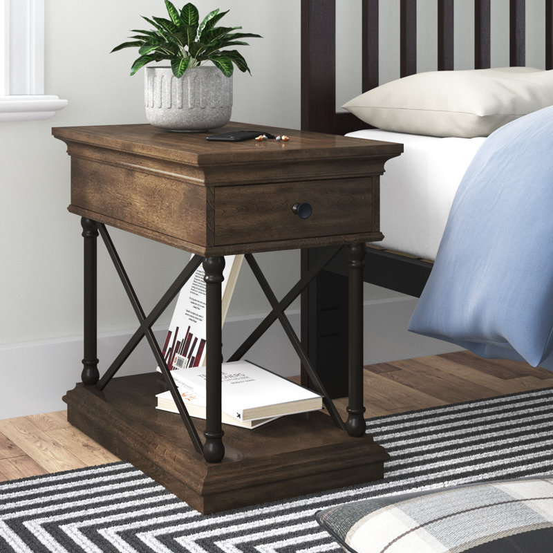 Table de bout avec rangement Abigaelle Molena