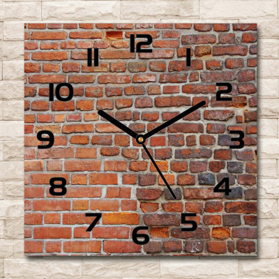 Glass Wall Clock