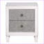 Table de chevet 2 tiroirs Rustic Gray