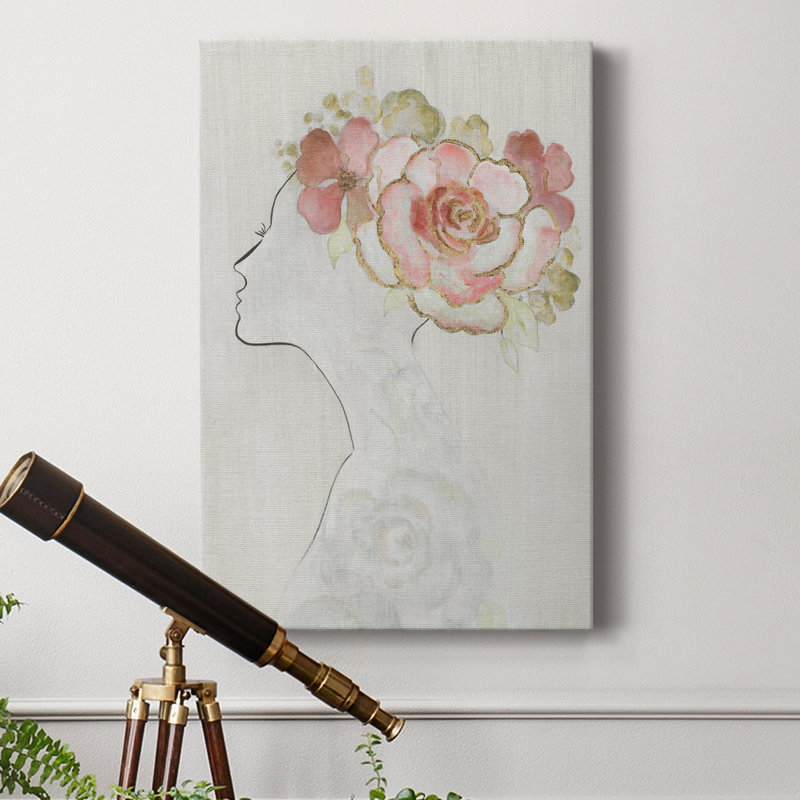 Fashion Fashion Silhouette II - peinture sur toile tendue, H 60 po x l 40 po x P 1 po