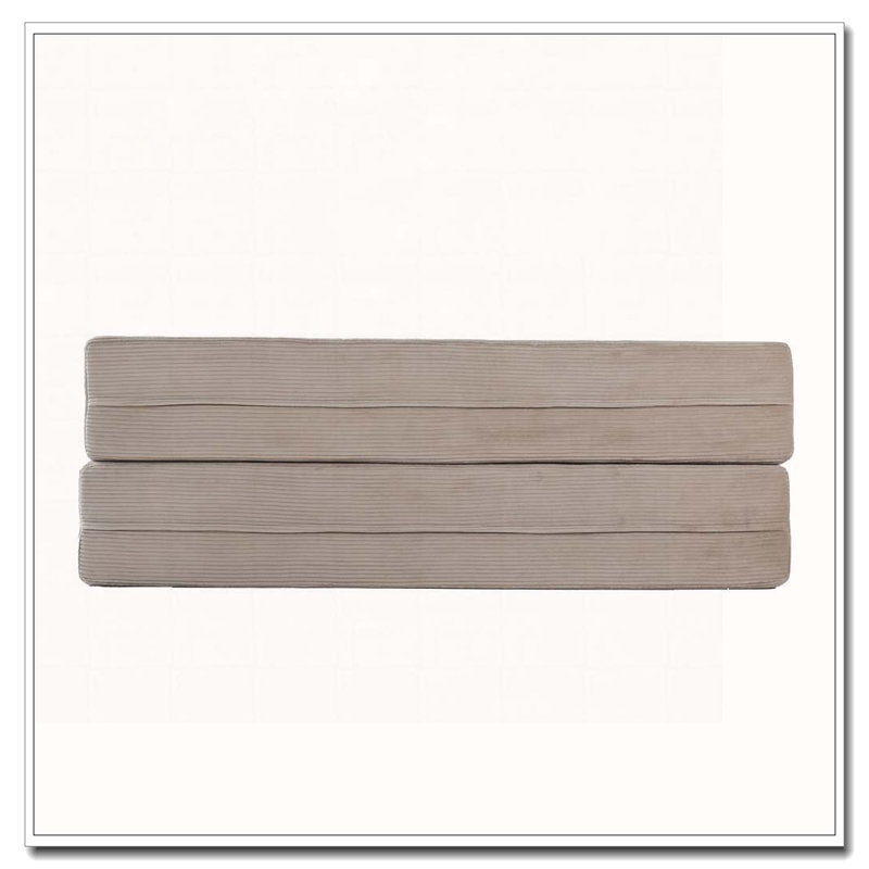 Canapé-lit pliant convertible 75 pouces, Brun clair beige