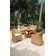 Teak Outdoor Round Teak Dining Table