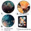 Coquillages dans une galaxie cosmique sur toile-851940956-851940959