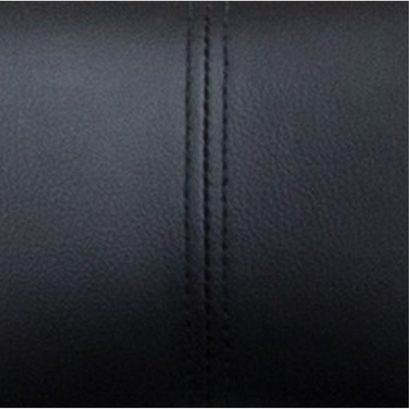 Ensemble de 2 tabourets pivotants réglables Masaccio avec base chromée Airlift, Noir