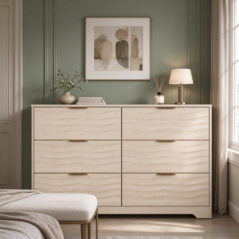 120 cm W Chest of 6 Drawers