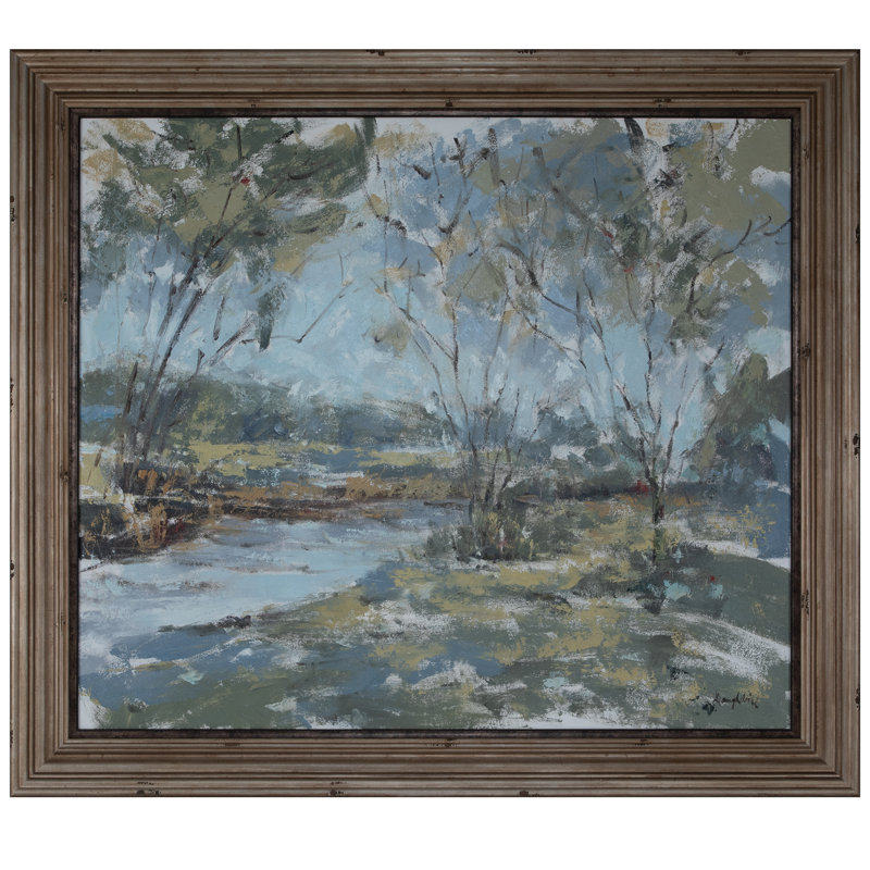 Le Foret par Daughdrill - peinture encadrée, 43" H x 49" W