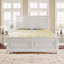 Base de lit grand style traditionnel Town and Country avec tête de lit haute