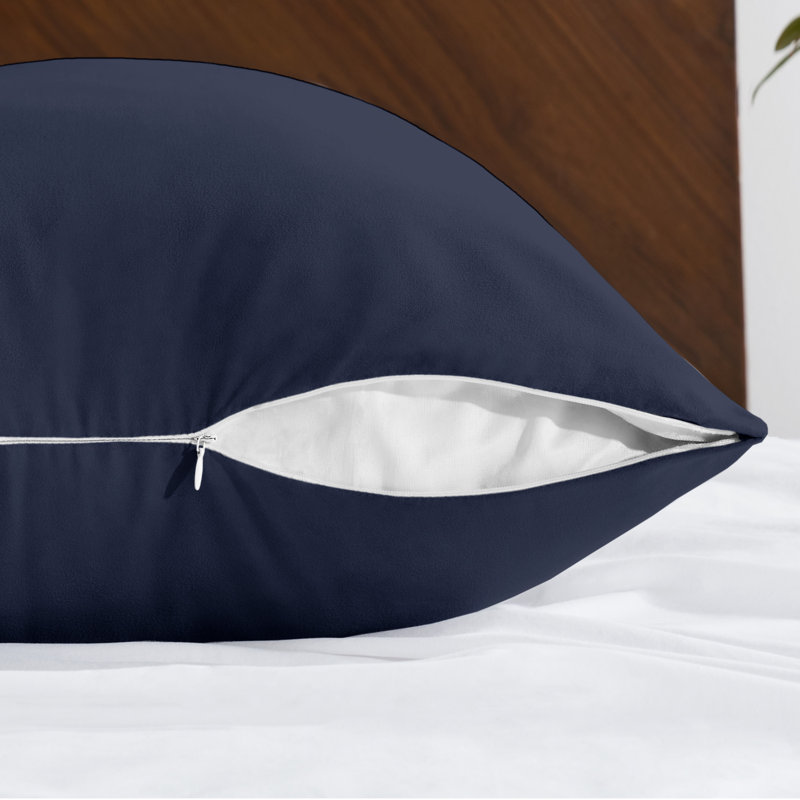 Taie d'oreiller pour le corps en microfibre ultra douce - Fermeture à glissière, Minuit