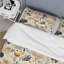 Literie neutre à motif de fleurs bohème beige II-1364413104