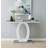 Reculver High Gloss and Glass Topped Console Table - Halo Design Hallway Table-751091762