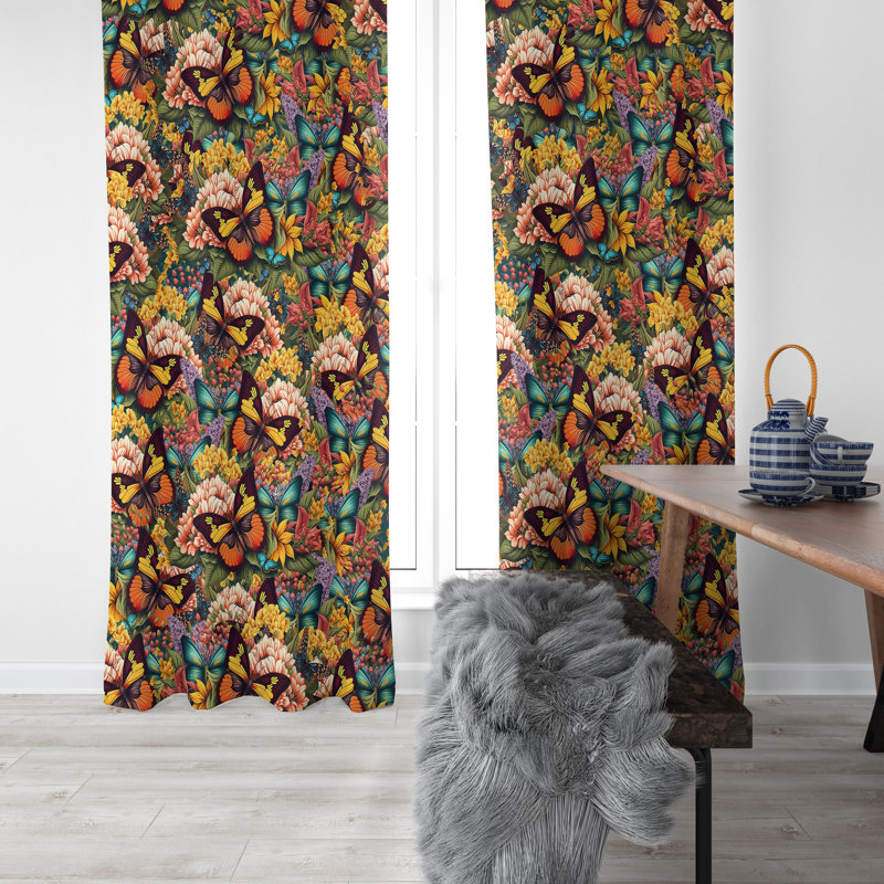 Nwaba Room Darkening Curtain Pair