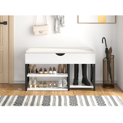 Banc à chaussures avec rangement