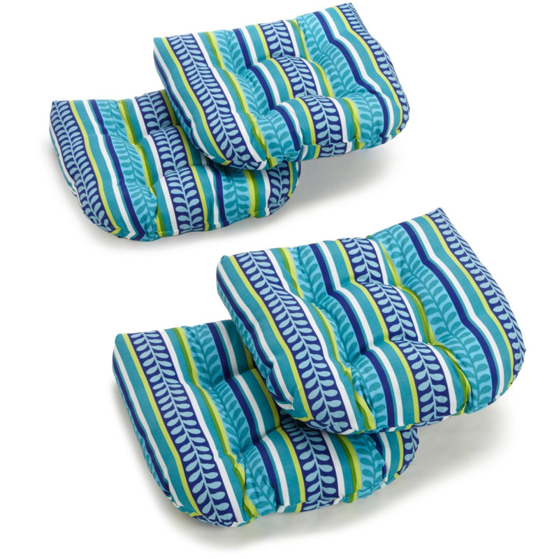 Outdoor 5'' Rocking Chair Seat Cushion, Blue