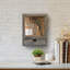 Solid Wood Shadow Box with Frame in Brown/Grey