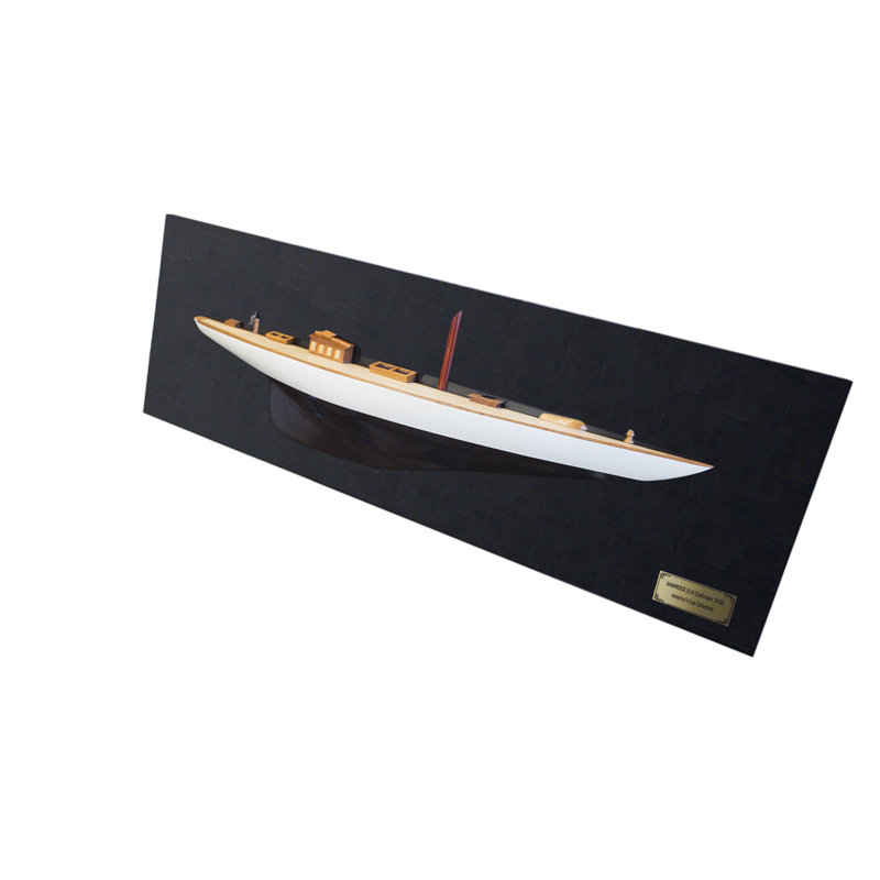 Décoration murale demi-coque modèle bateau fait main trèfle