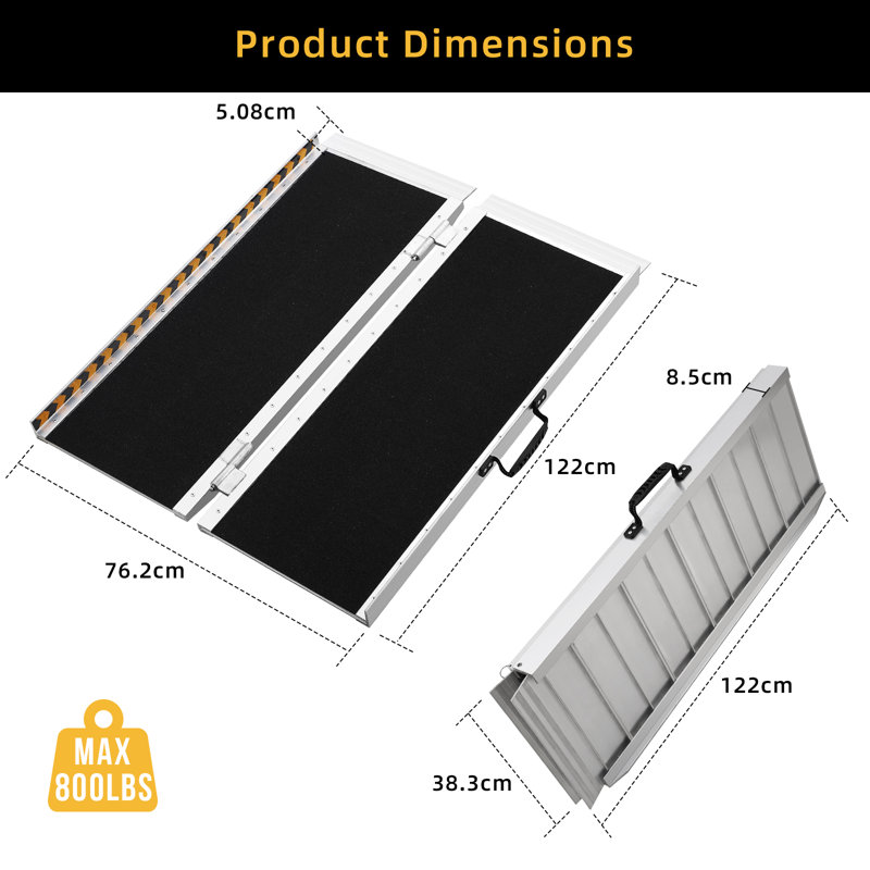 Collapsible Stairs, 5.08cm H x 76.2cm W x 122cm D