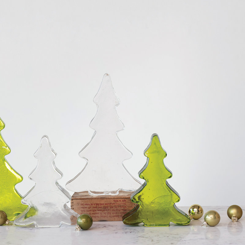 Flat Glass Tree Decor