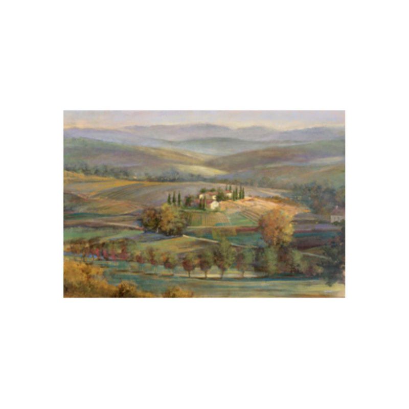 Tranquil Tuscany Print by Michael Longo, 36" H x 54" W, Outdoor