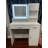 Vanity Desk with Mirror and LED Light Strip, Dressing Table with Large Drawer and 3 Level Storage, Adjustable Brightness for Bedroom-308593210