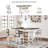 Daiah Pine Solid Wood Base Dining Table