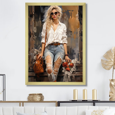" Fashion Forward Denim Woman II "