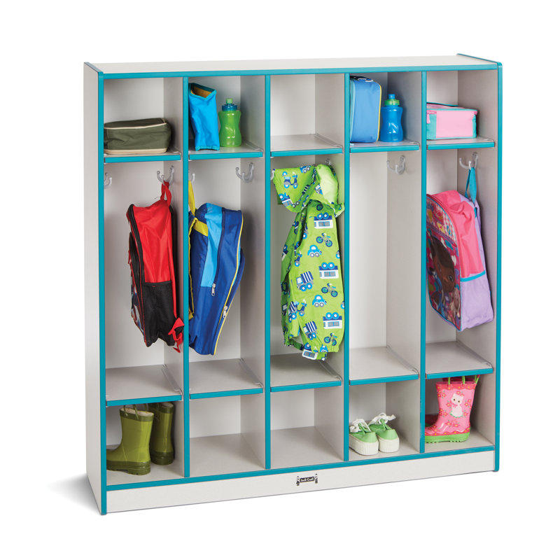 Casier à 5 sections Rainbow Accents®, Bleu sarcelle