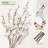 6 Pack Artificial Cherry Blossom Branches with Silk Flowers