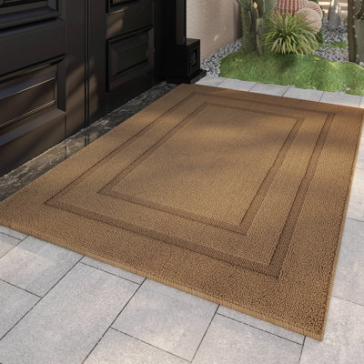 Non-Slip Geometric Doormat