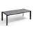 84’‘ L Rectangular Outdoor Dining Table with Umbrella Hole and Aluminum Frame  -571346934-571346935