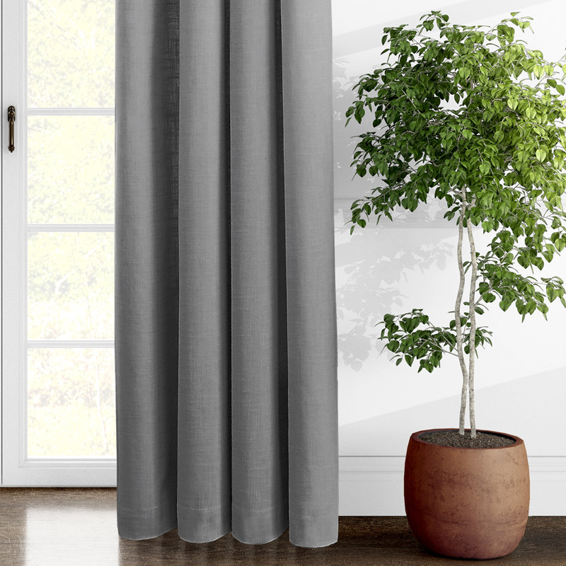 Paire de rideaux Elsie, L 20 po x L 120 po, Ombre