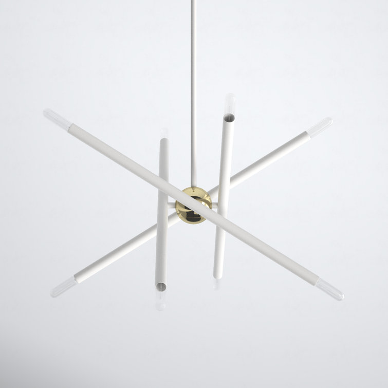 Poco 8 Light Metal Dimmable Sputnik Chandelier