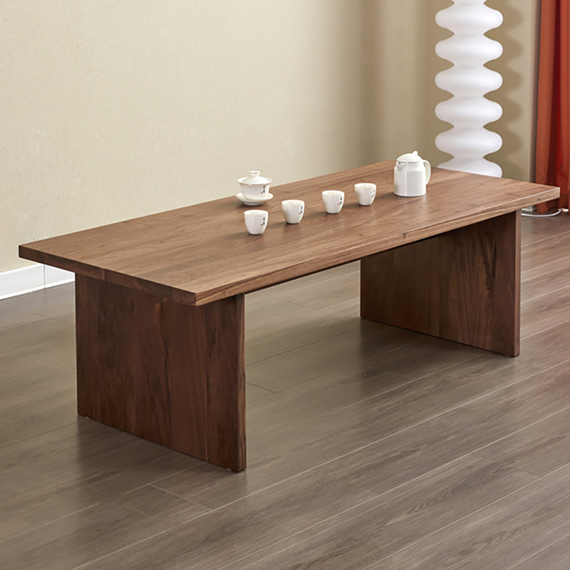 table de bout en noyer massif, H 15,7 po x L 55,1 po x l 23,6 po