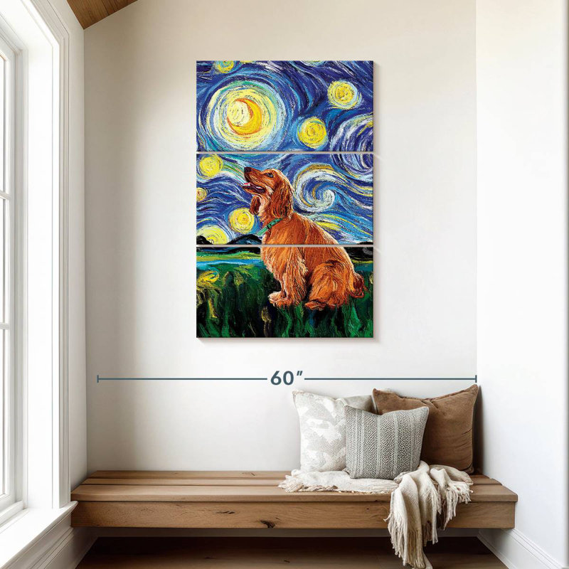Brampt Cocker Spaniel Starry Night