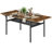 63" Folding Dining Table, Expandable Kitchen Table with Drop Leaf for Kitchen and Dining Room