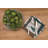 Fletcher Forest Lodge Patchwork Reversible Hatched Green 20" X 20" Machine Washable Dinner Cloth Napkin Set Of 6