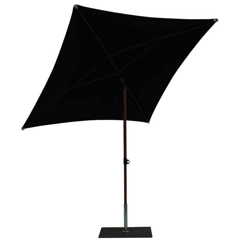 Aolaith 200cm Market Parasol, Black