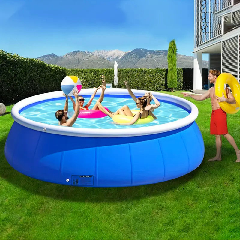 Piscine gonflable, 120.08" L x 120.08" W x 29.92" H