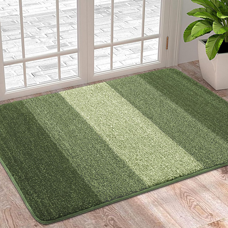 Non-Slip Doormat, Green