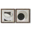 Moderniste Neutre III, ensemble de 2 reproductions d'art sur toile encadrées-1143163485-1143163481