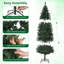 Arbre de Noël artificiel mince 6 pi avec 250 lumières colorées