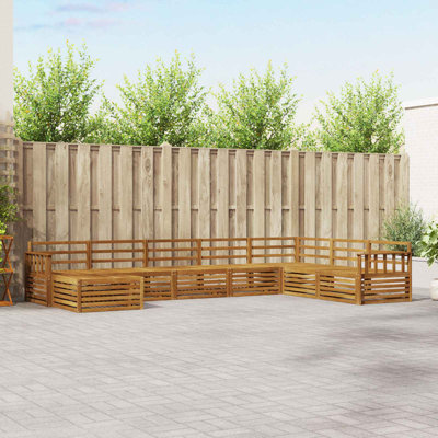 406cm Wide Patio Sectional Set
