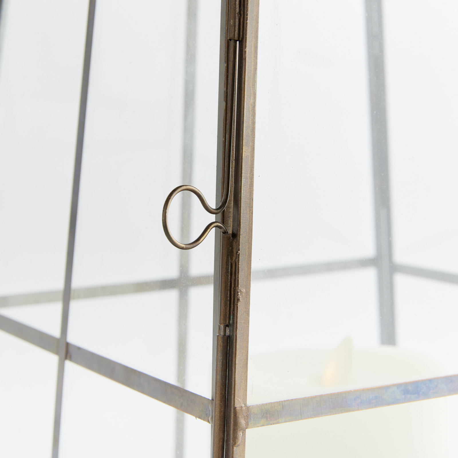 Alansont Lantern Candle Holder, 21.75" H x 10" W x 10" D