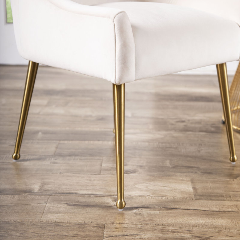 Chaise d'appoint Cullars, Ivoire