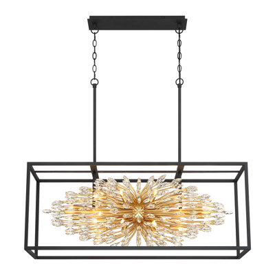 Lustre en cristal 38,5 "16 lumières