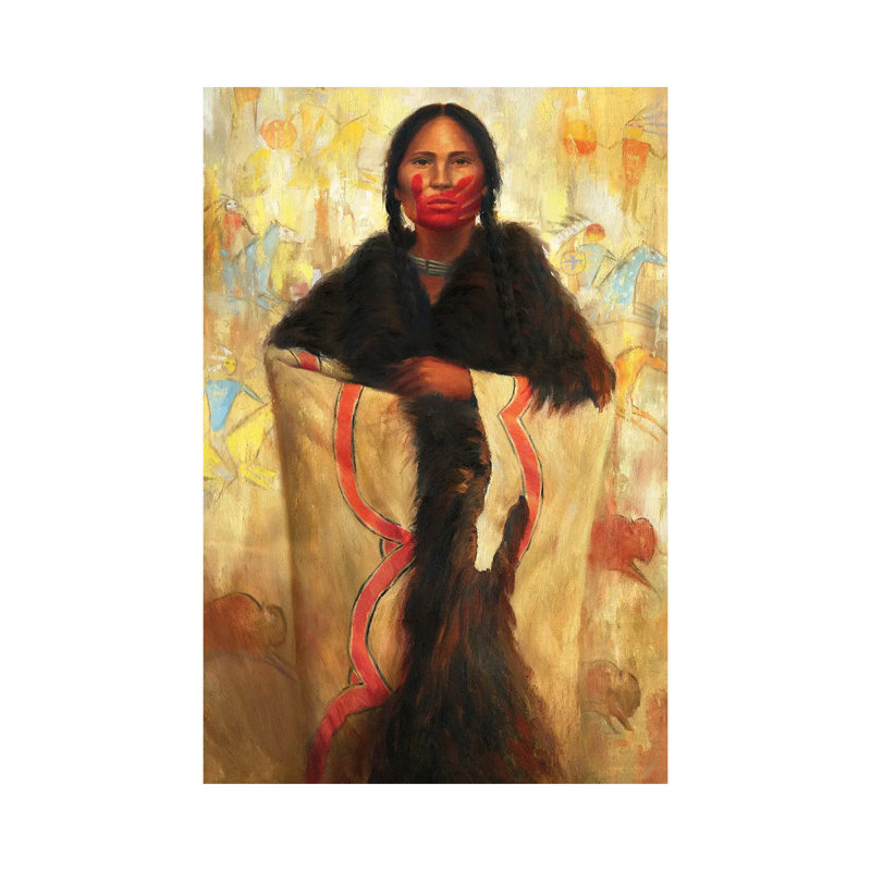 Elle parle - Giclée sur toile tendue avec châssis, H 18 po x l 12 po